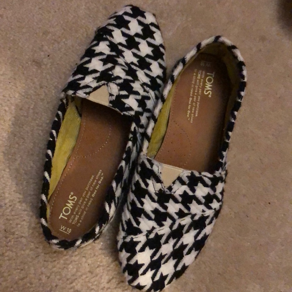 Toms Houndstooth EUC Women’s 10